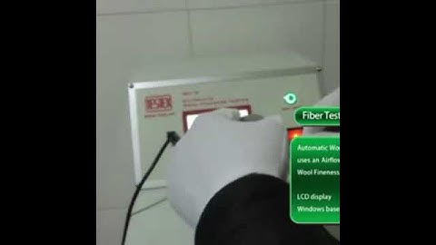 How to test wool fineness?