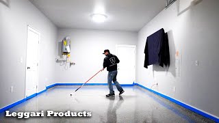 Easy Way To Upgrade Your Garage Concrete Floor Using Epoxy & Flakes!