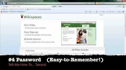 Tell-Me-How-To | Set up a Wikispaces Account (for JIU students)