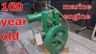 Will It Run? antique Marine engine sitting 35 years.