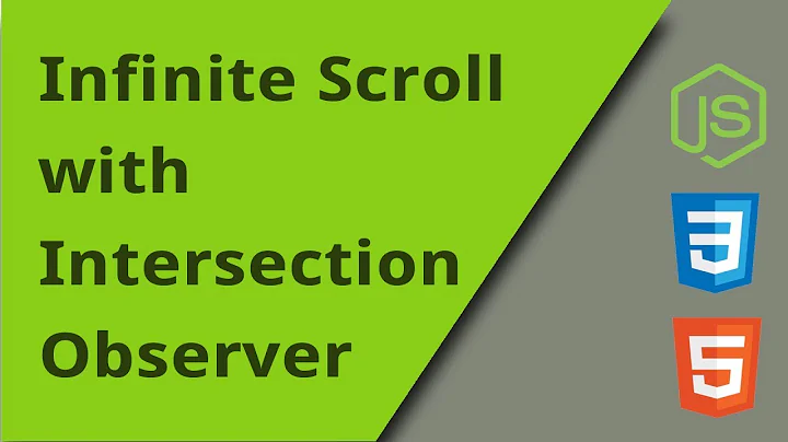 Create an Infinite Scroll | Lazy Loading Page