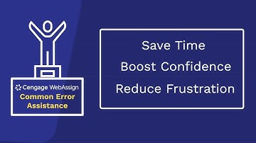 Keep Students Engaged with Common Error Assistance | WebAssign