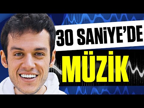 30 SANİYEDE YAPAY ZEKA İLE MÜZİK YAPMAK!