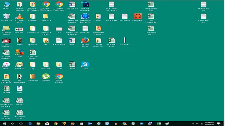 How to make desktop icons smaller in Windows 10