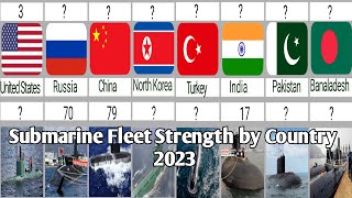 Submarine Fleet Strength by Country 2023