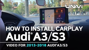 How to Install APPLE CARPLAY in AUDI A3 2013, 2014, 2015, 2016, 2017, 2018