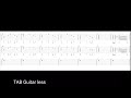 Be Destined L'arc~en~ciel Tab Guitar less