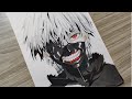 Cách vẽ Ken Kaneki | Tokyo Ghoul | Tập vẽ anime đơn giản | BER ART #68