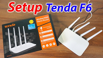 How to setup Tenda F6 router