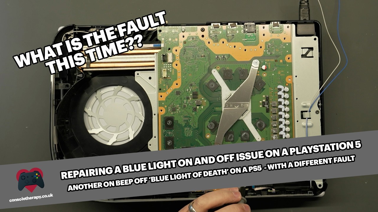 Ремонт очередной PlayStation 5 с проблемой постоянного включения/выключения звукового сигнала — э...