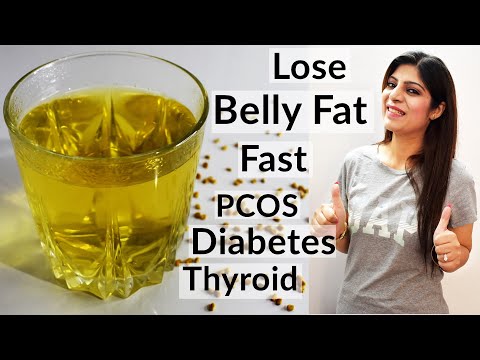 lose-belly-fat-fast-|-weight-loss-drink-for---diabetes/pcos/thyroid-|-methi-tea-|-in-hindi|fenugreek