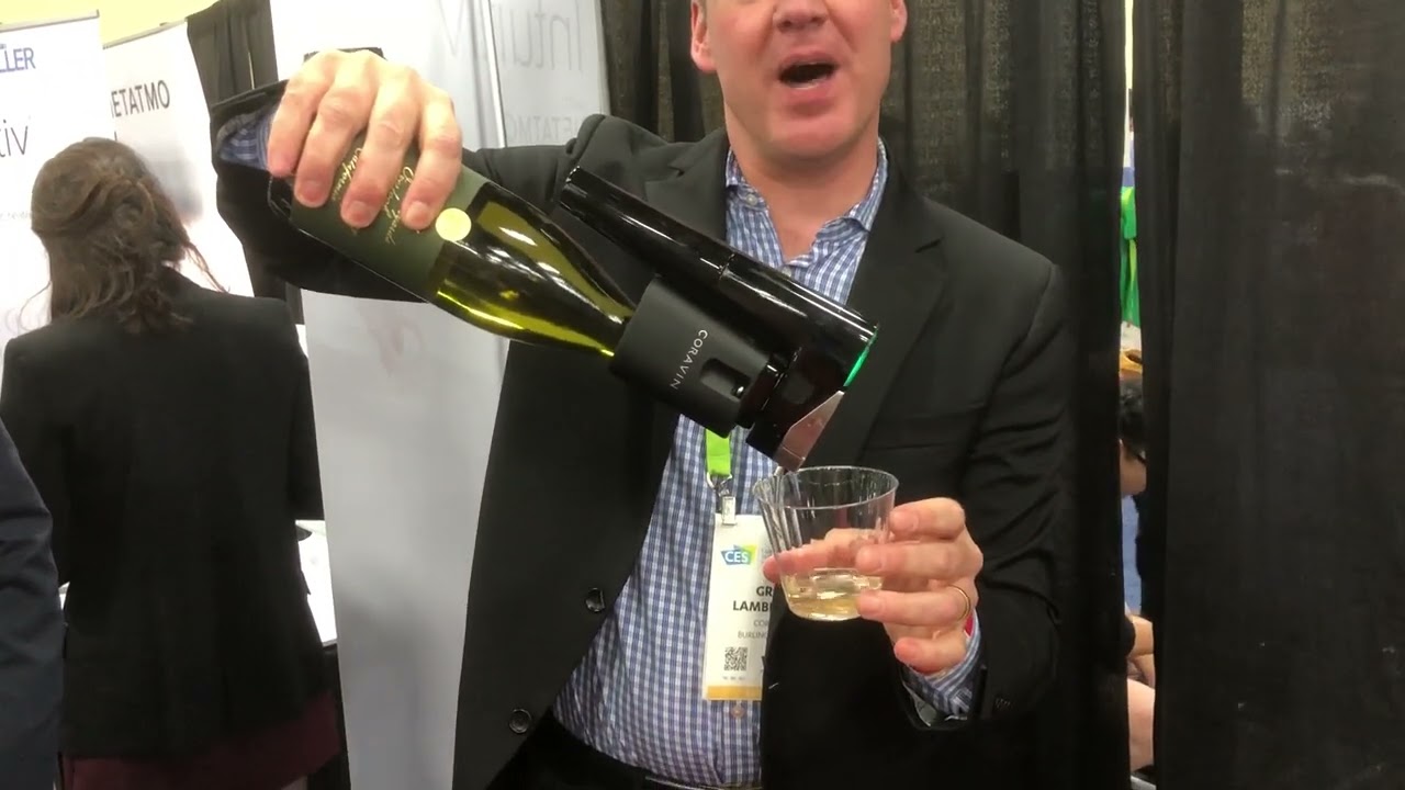 CES2018: Coravin - pour wine without opening the bottle!