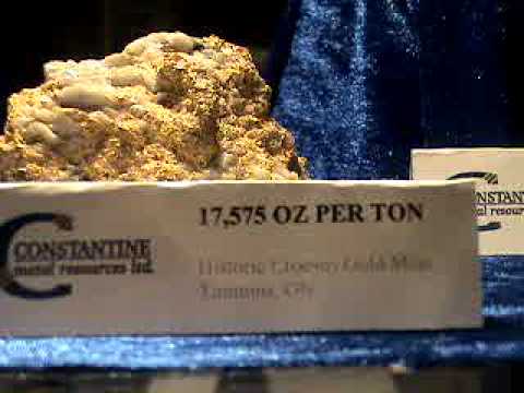 www.constantinemetals.com IN PUBLIC DISPLAY AT VANCOUVER BRITISH COLUMBIA RESOURCE INVESTMENT CONFERENCE HOSTED BY CAMBRIDGE HOUSE OF CANADA JANUARY 17-18, 2010. A GREAT SPEAKER AT CONFERENCE WAS JOHN KAISER, NEWSLETTER - BOTTOM FISHING REPORT, A CANADIAN NOW BASED IN USA. CONSTANTINE METAL RESOURCES LTD GAVE ME PERMISSION TO VIDEO THEIR DISPLAY AT THE CAMBRIDGE HOUSE RESOURCE INVESTMENT CONFERENCE OPEN TO THE PUBLIC. 6000 PEOPLE ATTENDED. CAMBRIDGE HOUSE HAS A RESOURCE CONFERENCE APPROX EVERY MONTH TO SEPTEMBER IN DIFFERENT CITIES IN NORTH AMERICA - GO CANADA GO! I MET MANY FASCINATING PEOPLE IN VANCOUVER BC. ITIS A NICE AND CLEAN TOWN. ONE OF NORTH AMERICA'SMOST BEAUTIFUL CITIES. I MET AT THE LARGE DANCE OF ROUNDUP 2010, OLDEST TECHNICAL MINING EXPO - A COLLEGE CLASSMATE, A GEOLOGIST, PRESIDENT AND DIRECTOR, WHO IS NOW A SIGNIFICANT PERSON IN NORTH AMERICAN MINING. CONSTANTINE METAL RESOURCES LTD HAS MINING PROPERY IN THE FAMOUS LARGE YIELD MINING DISTRICT OF TIMMINS, ONTARIO, CANADA. www.constantinemetals.com 800 W Pender Street # 1500 Vancouver BC V6C 2V6 Tel 604-629-2348 Fax 604-608-3878 CONSTANTINE RESOURCES LTD HAS A GREAT GROUP OF PEOPLE. THREE OF THEIR LEADERS HAVE EACH GIVEN ME QUALITY TIME 1. CFO, FORMER STOCK BROKER WHO KNEW THE PEZ, AT THE SAN FRANCISCO HARD ASSETS CONVENTION, NOVEMBER 2009 Senior business people in Vancouver with a unique wry smile and a twist of light in their eye recount eye witness episodes of Murray Pezim. 2. PRESIDENT, A GEOLOGIST, AT <b>...</b>