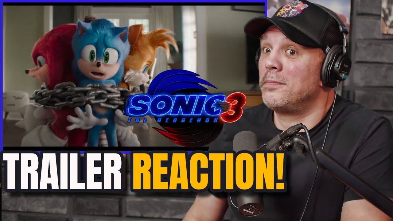 SONIC THE HEDGEHOG 3 TRAILER 2 REACTION!