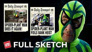 Rowan Atkinson becomes a Super Hero in 'Spider-Plant Man' | Comic Relief