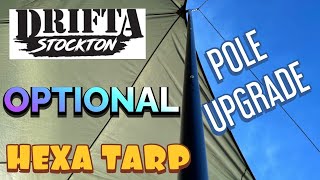 Drifta Stockton Hexa Tarp optional Upgraded Poles