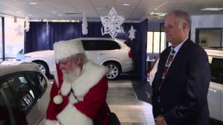 Santa shops for a new sleigh during the Wonder of Winter event