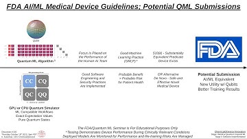 FDA AI ML Medical Device Guidelines; Potential QML Submissions