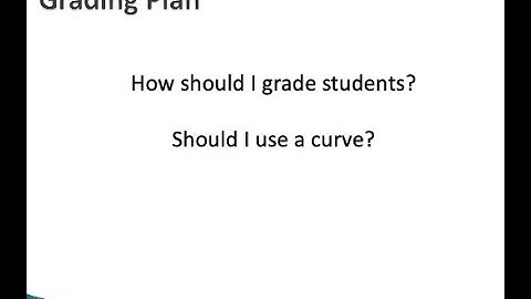 Should I Use a Curve to Grade Students?