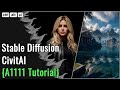 Civitai with Stable Diffusion Automatic 1111 (Checkpoint, LoRa Tutorial)