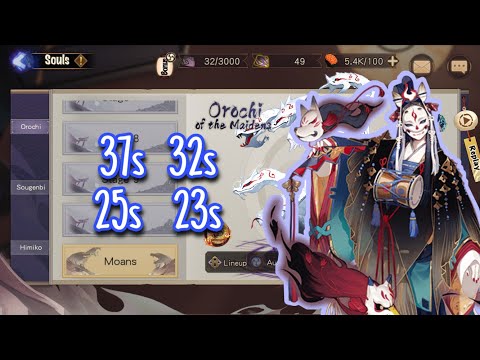 ONMYOJI | Soul moan team with SSR Tamamo no Mae - Một số team rắn 11 với Nội SSR | #gamewithBiloba