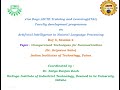 Unsupervised Techniques for Summarization (Day 4 Session 2) ATAL FDP