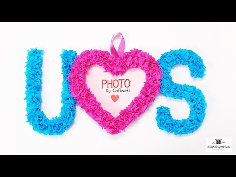 Diy 3D Floral Letters| 3D letters decor ideas|DIY 3D Alphabets |Valentine Gift ideas|DIY photo frame