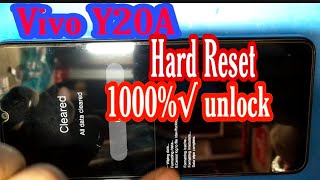 Vivo Y20A 2021 Hard Reset pattern and password unlock1000%√