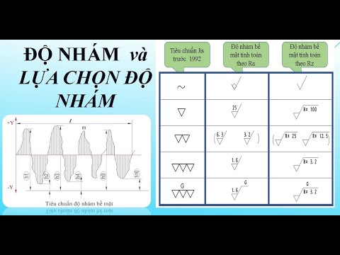 Video Độ nhám trong thiết kế cơ khí_Phần 1 - youtube