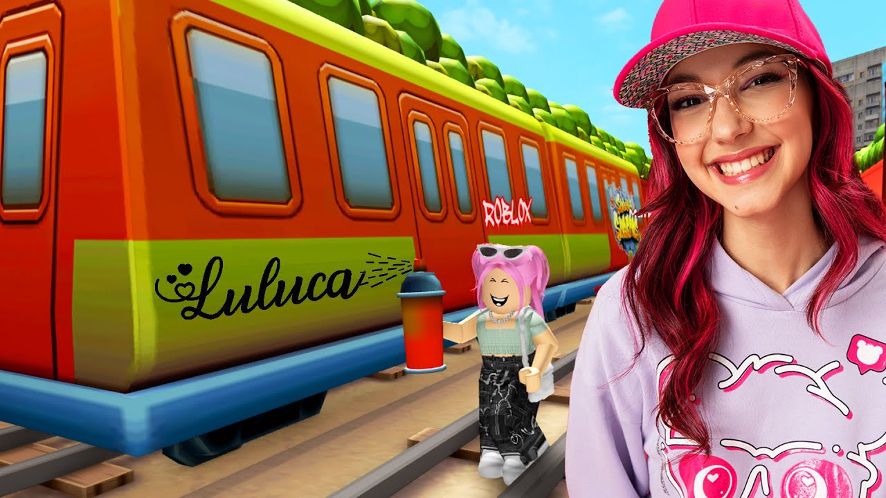 Roblox - UMA CORRIDA MALUCA NO SUBWAY SURFERS ROBLOX