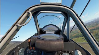 Бой на румынском истребителе IAR-81C в VR шлеме в War Thunder. СБ режим.