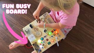 Busy Board, Montessori Toy