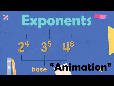 ⁣EXPONENTS | Math Animation | Pre-Algebra