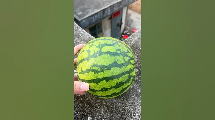 Experiment: Will the watermelon explode when it rolls down in a high-rise building?#shorts