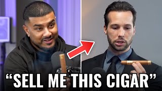 Tristan Tate Gets Asked 'Sell Me This Cigar' 💰