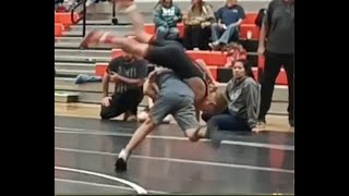 Eli Battle Ground Wrestling 2023 Awesome hip throw @1:25