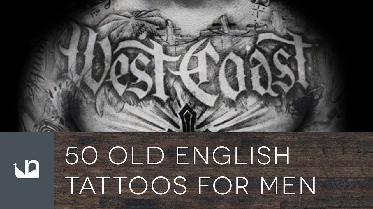 Old English Tattoos 10