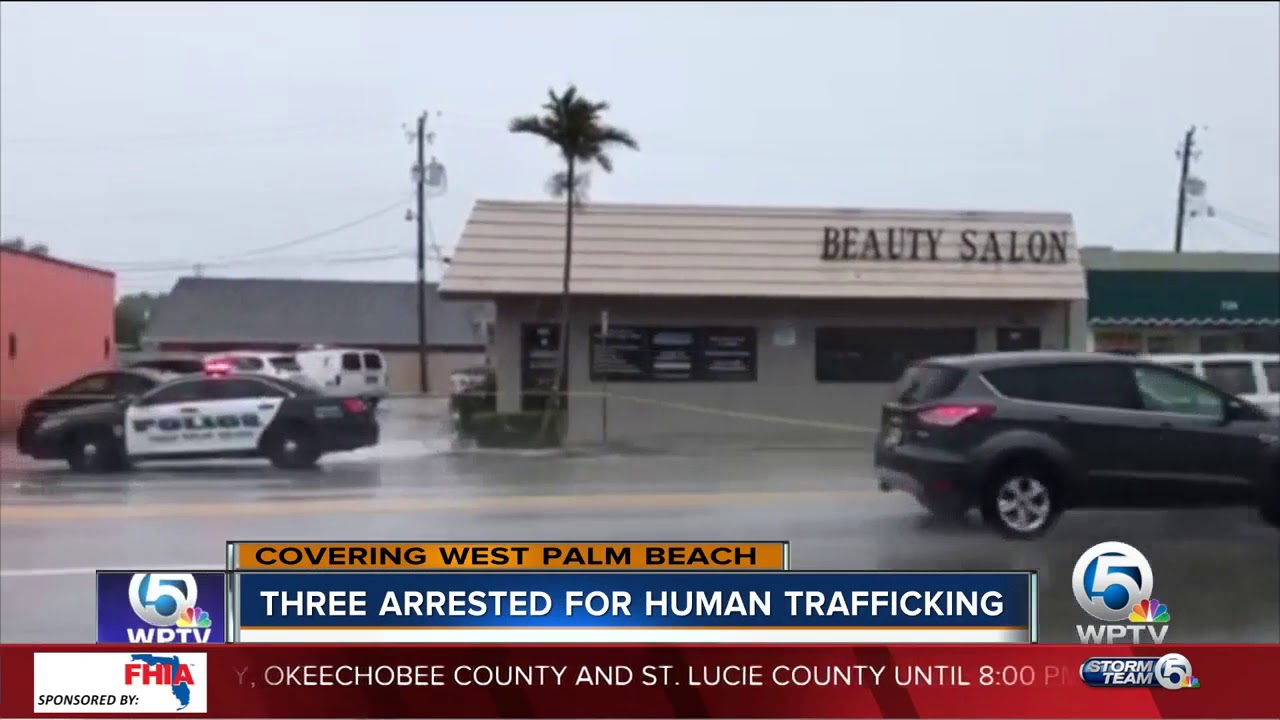 Three arrested in West Palm Beach Police human trafficking, prostitution bu...