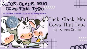 🐮 Click, Clack, Moo Cows that Type 🐮 Stories for Kids Read Aloud [ READ ALONG VIDEO ]