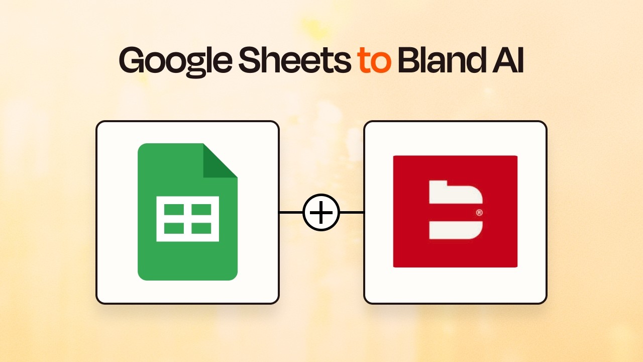 Automate phone calls from Google Sheets with Zapier and Bland AI
