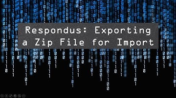 Respondus: Exporting a Zip File for Import Into D2L