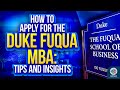 How To Apply For The Duke Fuqua MBA: Tips And Insights | Aringo.com