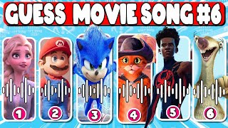 Guess The Movie Song  Netflix Puss In Boots Super Mario Bros Sonic Spider Man disney Princess6