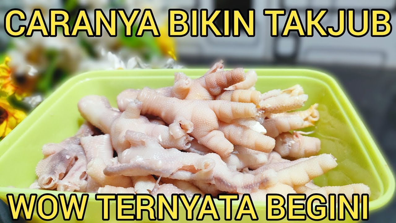 TIPS CARA MEMISAHKAN TULANG KAKI AYAM PALING MUDAH || CEKER AYAM TANPA TULANG