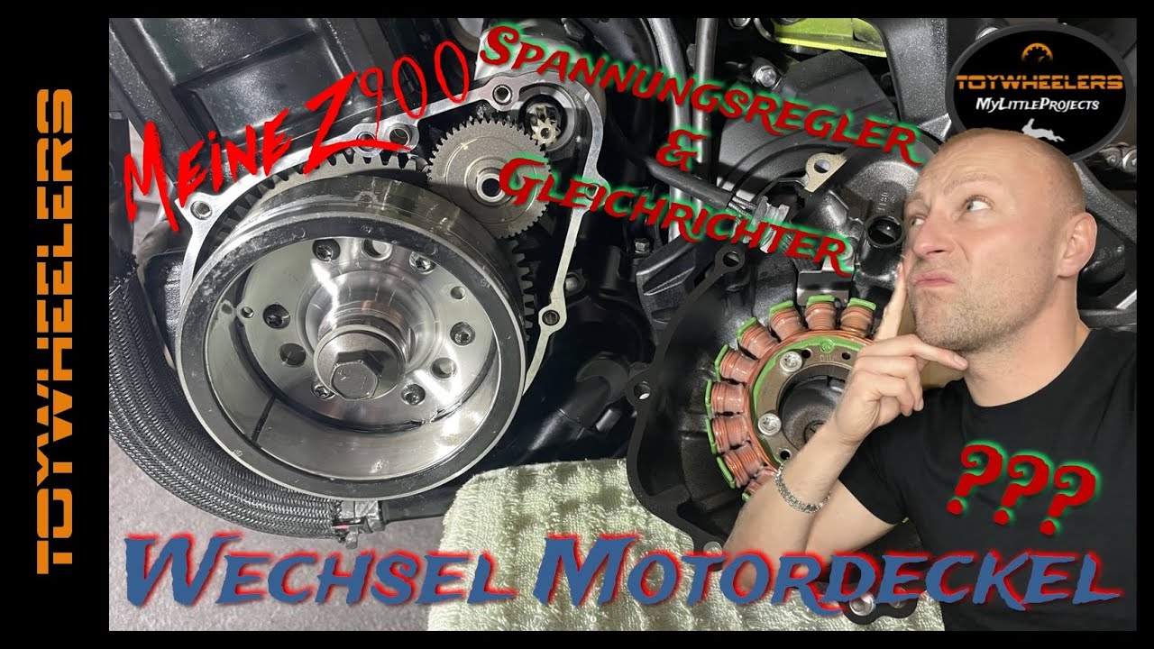 Wechsel Motordeckel Generatorseite Kawasaki Z900 & Warum Spannungsregler und Gleichrichter | MLP #25