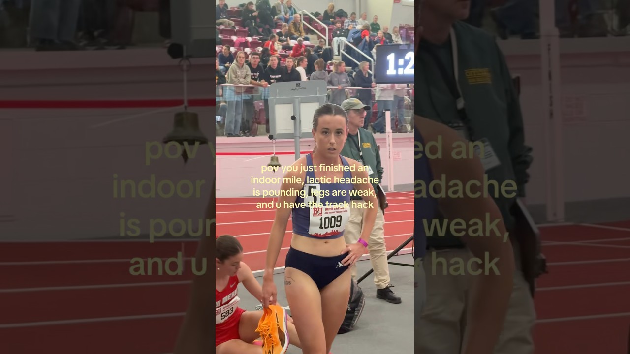 Nothing like indoor track 😊🥰 