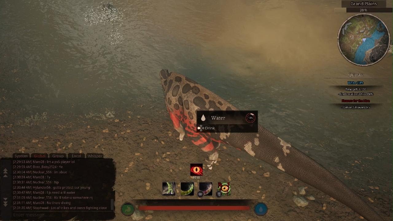 Path of Titans officials bars vs spino