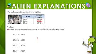 5th Grade - Math - Compare and Order Decimals - Question Feedback - 144193
