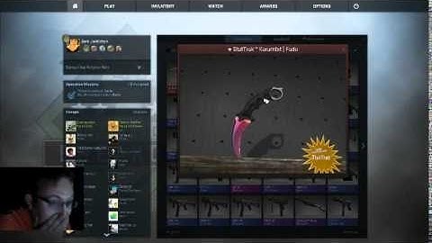 CSGO KARAMBIT FADE CRAZY REACTION BY FUCK BOIII