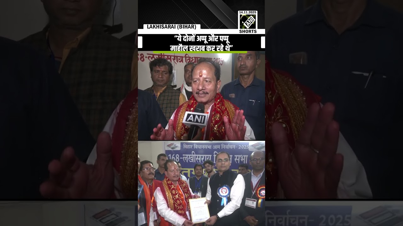 Bihar DY CM Vijay Sinha mocks Rahul, Tejashwi over NDA’s win, collects his winning certificate